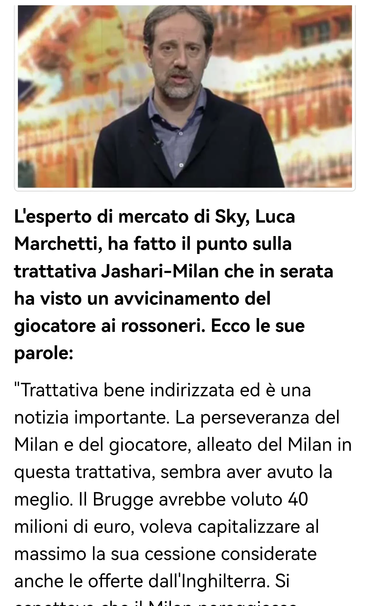 包含米兰修改对贾沙里报价球员一直在积极施压布鲁日推动加盟米兰的词条 包含米兰修改对贾沙里报价球员一直在积极施压布鲁日推动加盟米兰的词条