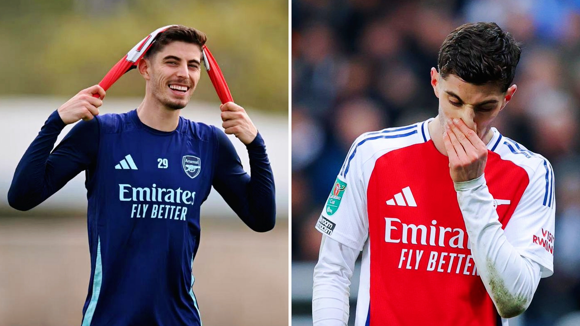 包含记者：哈弗茨缺席阿森纳训练因膝盖受伤的词条